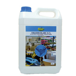 Onderhoud en reiniging van witte azijn 5 L