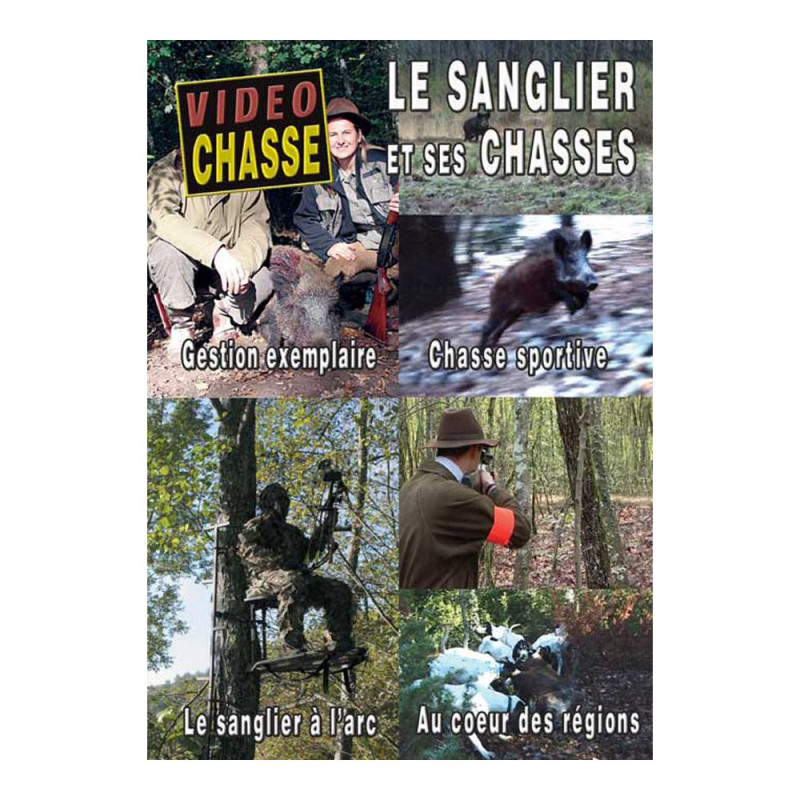 DVD : Sanglier:chasse sportive,gestion,arc