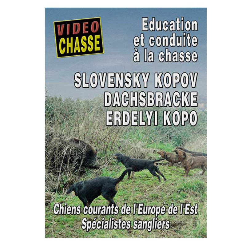 Dvd: Slovensky Kopov, Dachsbracke, Erdely (in het Frans)