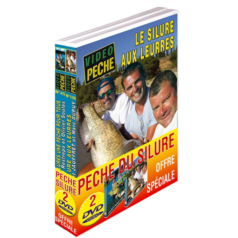 Lot 2 DVD: pêche du silure Lot 2 DVD: pêche du silure
