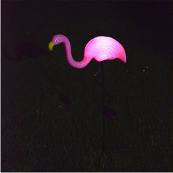 Flamingo op zonne-energie