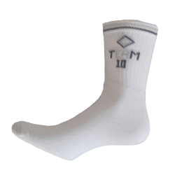 Set van 3 paar witte katoenen sportsokken Maat 39/42 43/46