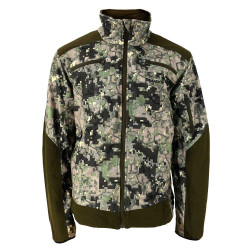 Veste Mixte Stretch Camouflage Digital Vert