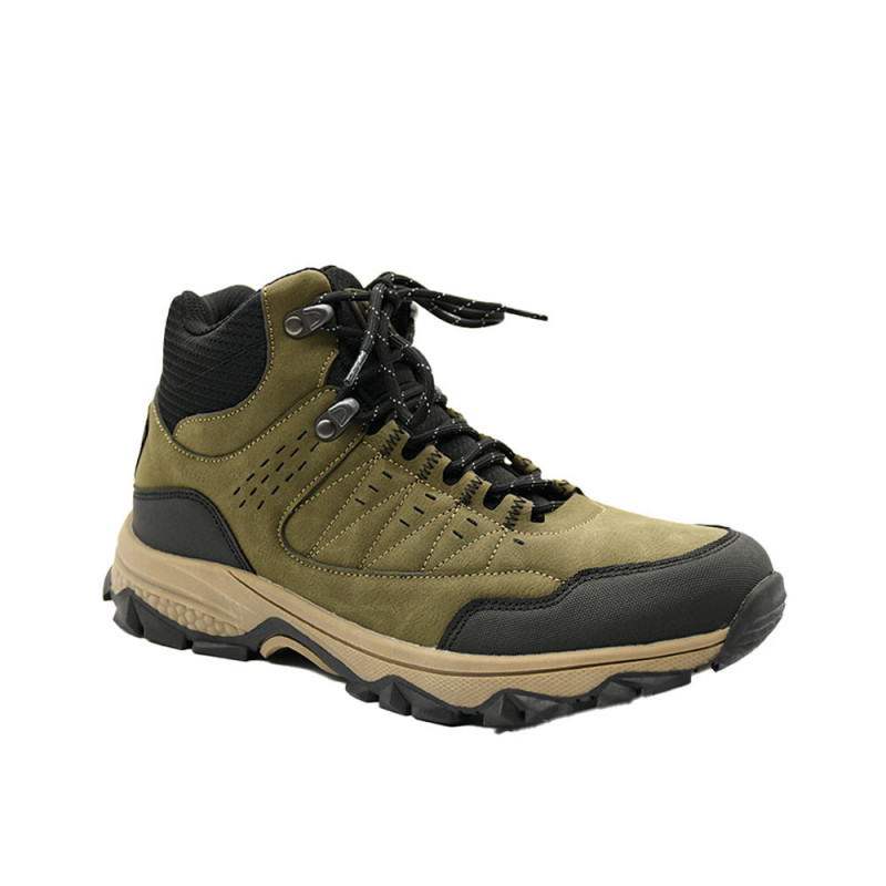 Chaussures de marche Indiana en PU et MESH kaki 39 à 46 Chaussures de marche Indiana en PU et MESH kaki 39 à 46