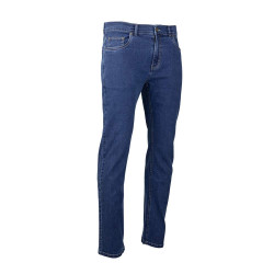 Andrew jeans met rechte snit – 5 zakken – middengrijsblauw katoen – Maten 40 t/m 54