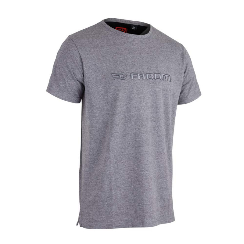 T-shirt Facom gemêleerd grijs jersey – Maten M t/m 3XL T-shirt Facom gemêleerd grijs jersey – Maten M t/m 3XL
