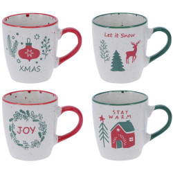 Kerstmok 200ml - Set van 4...