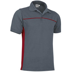 Polo Thunder gris-rouge 50%...