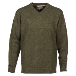 Pull col V kaki 70%...