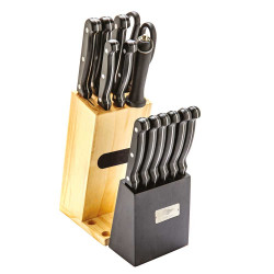 Bloc couteaux steak 15pcs...