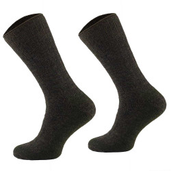 Chaussettes mérino kaki...
