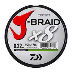 Tresse X8 Chartreuse Daiwa...