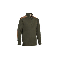 Pull Fox Rits Kraag Bruin...