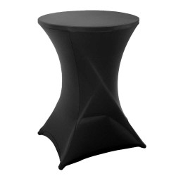 Hoes voor bartafel zwart...